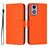 Mobigear Urban Wallet Motorola Moto G04 Hoesje Bookcase Portemonnee - Oranje