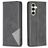 Mobigear Rhombus Slim Samsung Galaxy S23 FE Hoesje Bookcase - Zwart