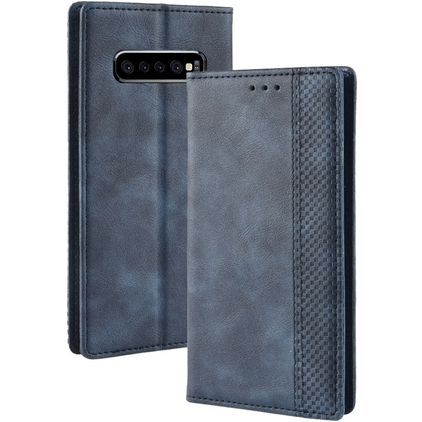 Mobigear Sensation Samsung Galaxy S10 Plus Hoesje Bookcase Portemonnee - Blauw