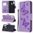 Mobigear Butterfly Samsung Galaxy A20s Hoesje Bookcase Portemonnee - Paars