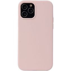 Mobigear Rubber Touch iPhone 13 Siliconen Hoesje Backcover - Sand Pink