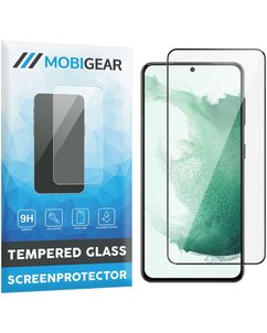 Mobigear Premium Samsung Galaxy S22 Glazen Screenprotector - Case Friendly - Zwart