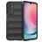 Mobigear Bumpy Samsung Galaxy A24 Hoesje Flexibel TPU Backcover - Zwart