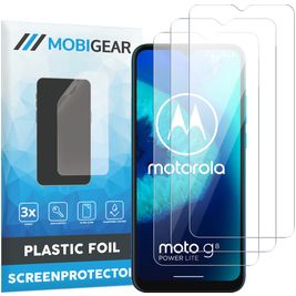 Mobigear Motorola Moto G8 Screenprotector Folie - Case Friendly (3-Pack)
