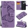 Mobigear Butterfly Huawei Y6p Hoesje Bookcase Portemonnee - Paars
