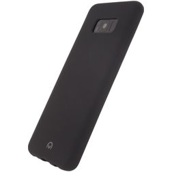 Mobilize Rubber Gelly Samsung Galaxy S8 Plus Hoesje Flexibel TPU Backcover - Zwart