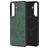 Mobiparts Classic Samsung Galaxy A57 MagSafe Hoesje TPU / Kunstleer Backcover - Emerald Green