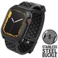 Catalyst Waterproof Case Siliconen Apple Watch - 41 mm Bandje Klemsluiting - Zwart