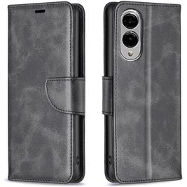 Mobigear Excellent Samsung Galaxy S25 Edge Hoesje Bookcase Portemonnee - Zwart