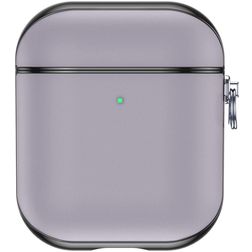 Valenta Snap Apple AirPods 1 Hoesje Echt Leer - Paars