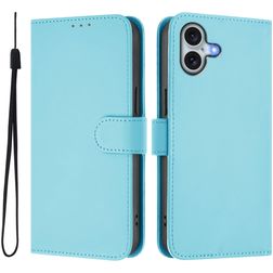 Mobigear Urban Wallet iPhone 16 Plus Hoesje Bookcase Portemonnee - Blauw