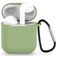 Mobigear Classic Apple AirPods 1 Hoesje Flexibel Siliconen - Groen