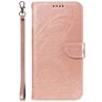 Mobigear Butterfly Samsung Galaxy S25 Ultra Hoesje Bookcase Portemonnee - Roségoud