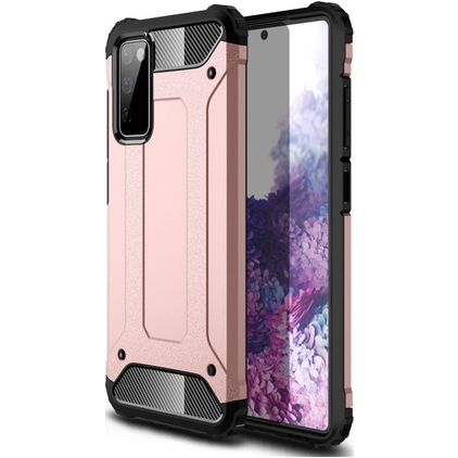 Mobigear Outdoor Samsung Galaxy S20 FE Hoesje Hardcase Backcover Shockproof - Roségoud
