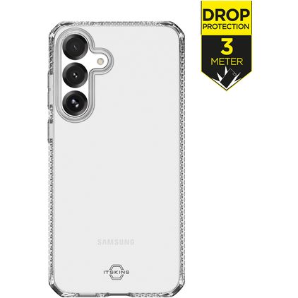 ITSKINS Level 2 SpectrumClear R Doorzichtig Samsung Galaxy S25 FE Hoesje Flexibel TPU Backcover Shockproof - Transparant