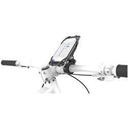 Mobilize Telefoonhouder Fiets / Motor Fietsstuur Bevestiging Klem Universeel (max 15 cm x 8 cm) - Zwart