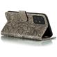 Mobigear Flowers Samsung Galaxy S10 Lite Hoesje Bookcase Portemonnee - Grijs