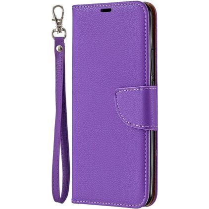 Mobigear Excellent Xiaomi Redmi 9 Hoesje Bookcase Portemonnee - Paars