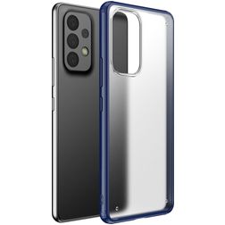 Mobigear Shockproof Samsung Galaxy A73 Hoesje Hardcase Backcover Shockproof - Donkerblauw