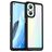 Mobigear Crystal OPPO Reno 7 Lite Hoesje Hardcase Backcover - Transparant / Zwart