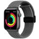 Mobigear Braided Mag Nylon Apple Watch Bandje Magneetsluiting - 49/46/45/44 mm - Grijs