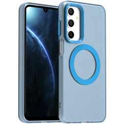 Mobigear Shockproof Samsung Galaxy A16 MagSafe Hoesje Hardcase Backcover - Blauw