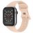 Mobigear Sport Dual Siliconen Apple Watch Bandje Druksluiting - 49/46/45/44 mm - Pastelroze