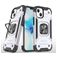 Mobigear Armor Ring iPhone 13 Pro Hoesje Hardcase Backcover Shockproof met Ringhouder - Zilver