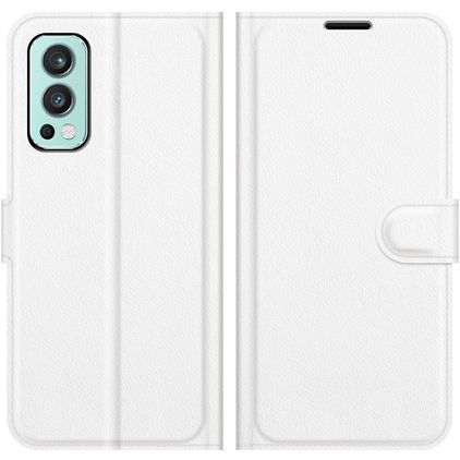 Mobigear Classic OnePlus Nord 2 Hoesje Bookcase Portemonnee - Wit
