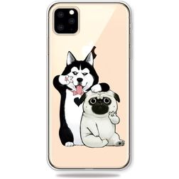 Mobigear Design iPhone 11 Pro Max Hoesje Flexibel TPU Backcover - Hond