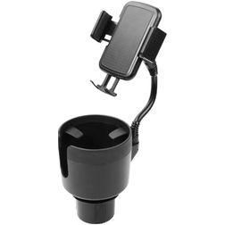 Mobigear Telefoonhouder Auto Bekerhouder Klem Universeel - Zwart