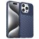 Mobigear Groove iPhone 16 Pro Hoesje Flexibel TPU Backcover - Blauw