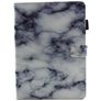 Mobigear Marble iPad 6 (2018) Hoes Bookcase - White Marble