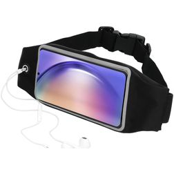 Mobiparts Comfort Fit Belt Telefoonhouder Hardlopen Samsung Galaxy A54 Sport Hoesje Neopreen Heuptas - Zwart