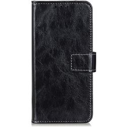 Mobigear Basic Motorola Edge 20 Pro Hoesje Bookcase Portemonnee - Zwart