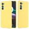 Mobigear Rubber Touch Motorola Edge 30 Siliconen Hoesje Backcover - Geel