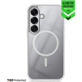 Striker X-Core Xtreme Impact Doorzichtig Samsung Galaxy S25 MagSafe Hoesje Hardcase Backcover Shockproof - Transparant