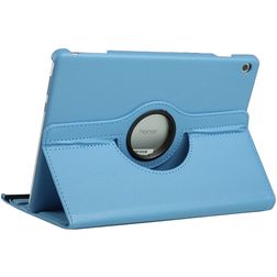 Mobigear DuoStand Huawei MediaPad T5 10.1 Hoes Draaibare Bookcase - Blauw