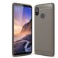 Mobigear Brushed Slim Xiaomi Mi Max 3 Hoesje Flexibel TPU Backcover - Grijs