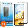 Mobigear Premium POCO M5 Glazen Screenprotector - Case Friendly - Zwart (3-Pack)