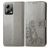 Mobigear Clover POCO X5 Hoesje Bookcase Portemonnee - Grijs