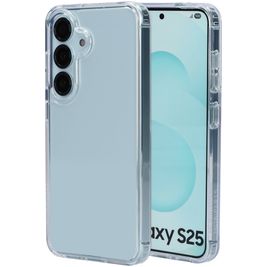 Mobiparts Classic Hardcover Doorzichtig Samsung Galaxy S25 Hoesje Hardcase Backcover - Transparant