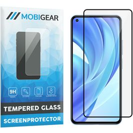 Mobigear Premium Xiaomi Mi 11 Lite Glazen Screenprotector - Case Friendly - Zwart