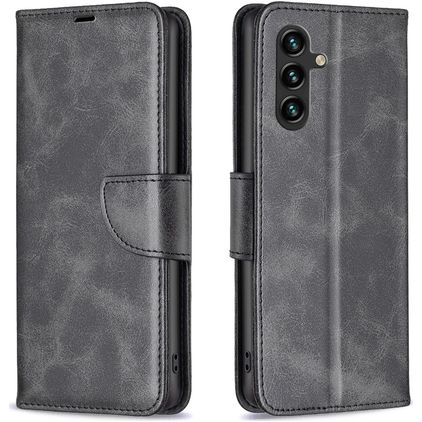 Mobigear Excellent Samsung Galaxy A56 Hoesje Bookcase Portemonnee - Zwart
