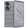 Mobigear Bumpy HONOR 70 Hoesje Flexibel TPU Backcover - Grijs