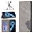 Mobigear Rhombus Slim OPPO A96 Hoesje Bookcase - Grijs