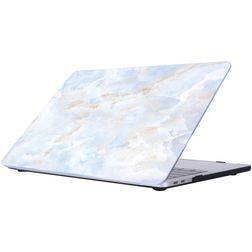 Mobigear Marble MacBook Pro 15 Inch (2016-2019) Hoes Hardshell Laptopcover MacBook Case - Model 17 - Model A1707 / A1990