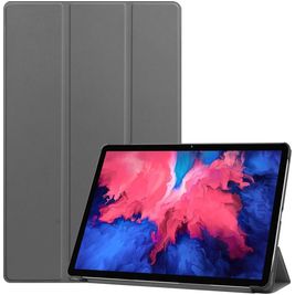 Mobigear Tri-Fold Lenovo Tab P11 Plus Gen 1 Hoes Bookcase - Grijs Mobigear Tri-Fold Lenovo Tab P11 Plus Gen 1 Hoes Bookcase - Grijs