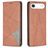 Mobigear Rhombus Slim iPhone Air Hoesje Bookcase - Bruin