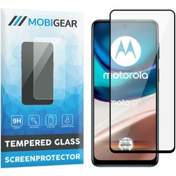 Mobigear Premium Motorola Moto G42 Glazen Screenprotector - Case Friendly - Zwart